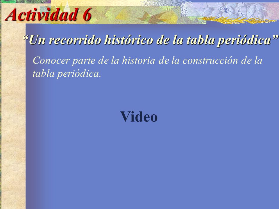 Un recorrido histórico de la tabla periódica