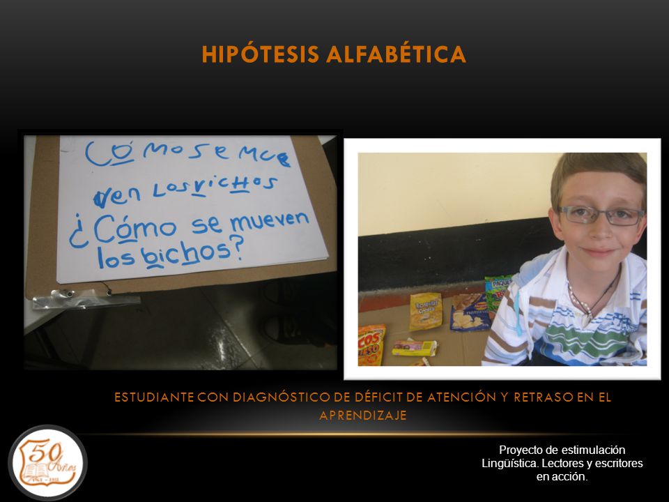 Proyecto de estimulación Lingüística. Lectores y escritores en acción.