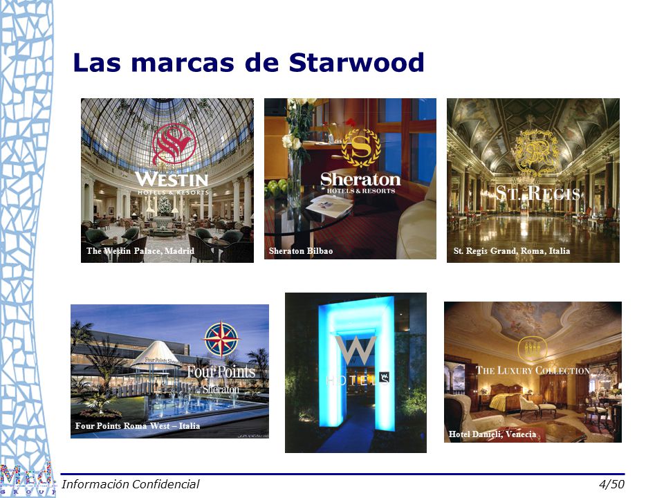 Las marcas de Starwood The Westin Palace, Madrid Sheraton Bilbao