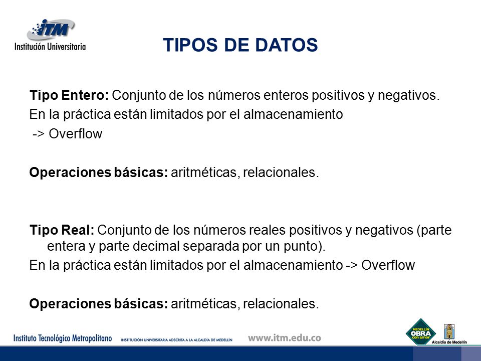 TIPOS DE DATOS