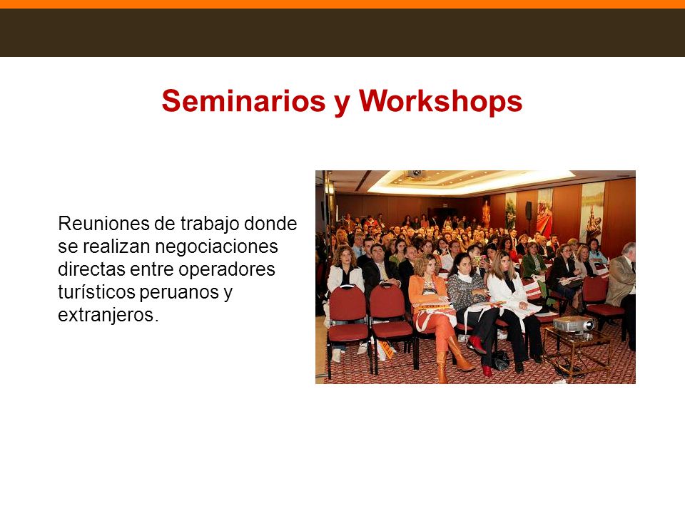Seminarios y Workshops