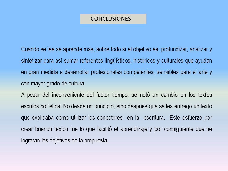 CONCLUSIONES