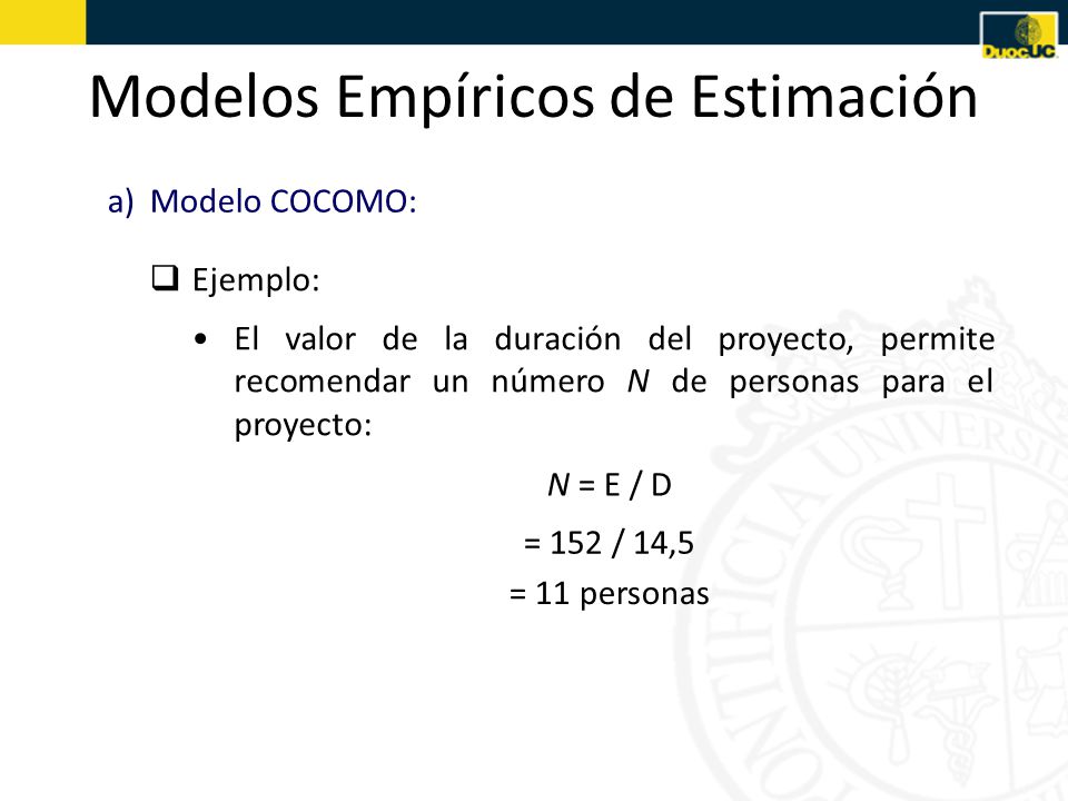 Modelos Empíricos de Estimación
