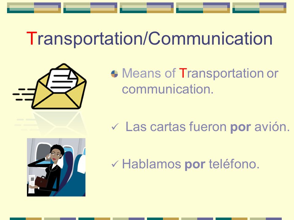 Transportation/Communication