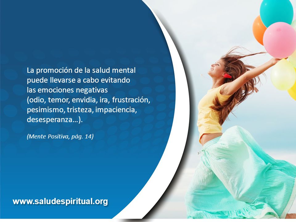 La promoción de la salud mental puede llevarse a cabo evitando