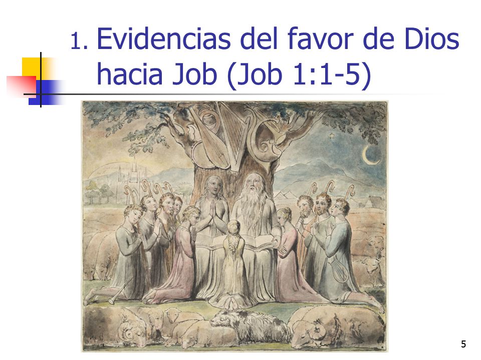 Evidencias del favor de Dios hacia Job (Job 1:1-5)
