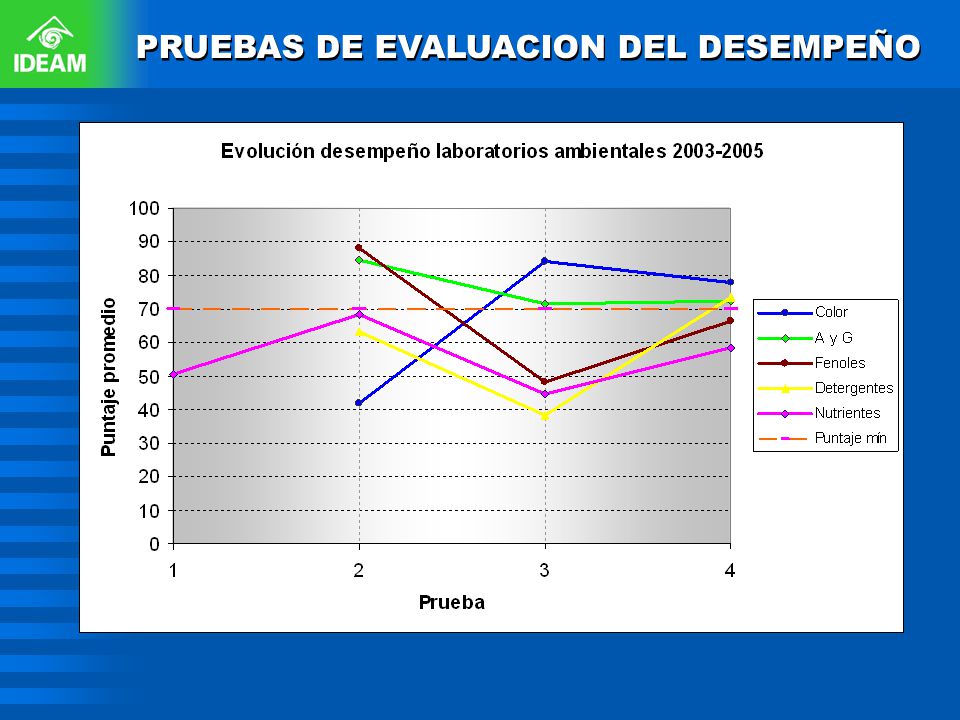 PRUEBAS DE EVALUACION DEL DESEMPEÑO