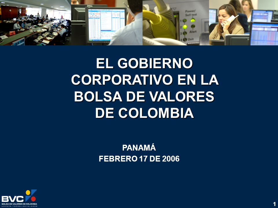 EL GOBIERNO CORPORATIVO EN LA BOLSA DE VALORES DE COLOMBIA
