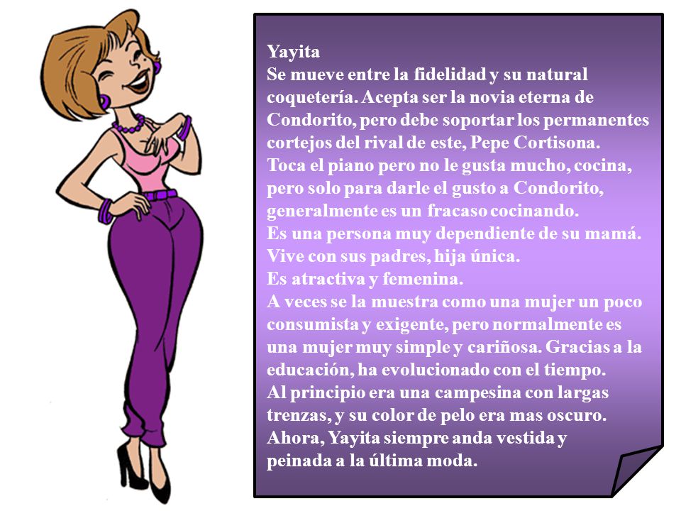 Yayita Se mueve entre la fidelidad y su natural coquetería