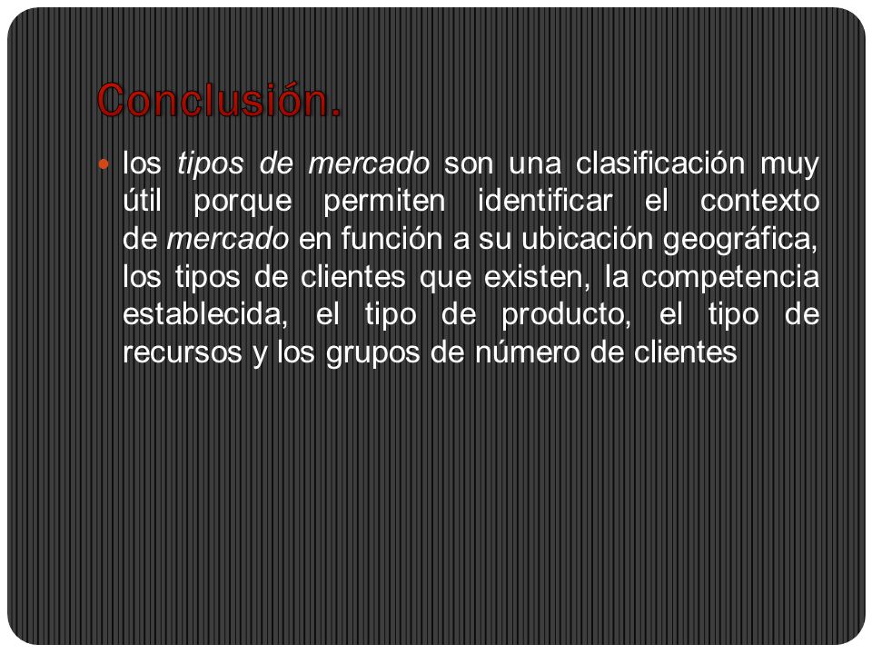 Conclusión.