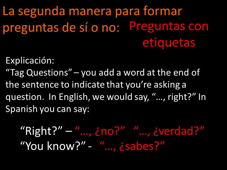 Preguntas con etiquetas