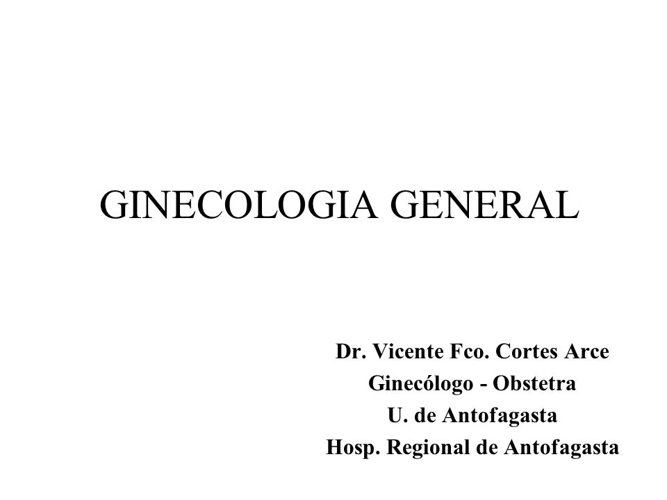 Dr. Vicente Fco. Cortes Arce Hosp. Regional de Antofagasta