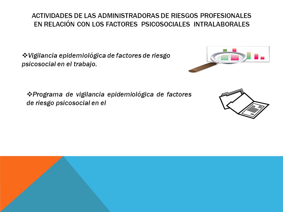 Actividades de las administradoras de riesgos profesionales en relación con los factores psicosociales intralaborales
