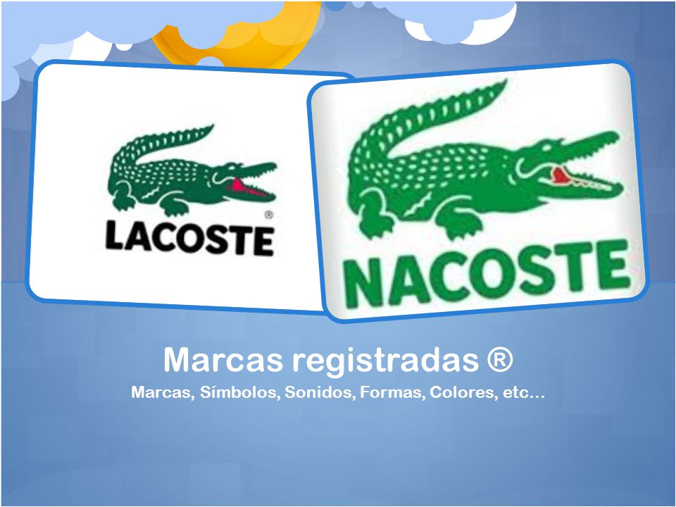 Marcas, Símbolos, Sonidos, Formas, Colores, etc…