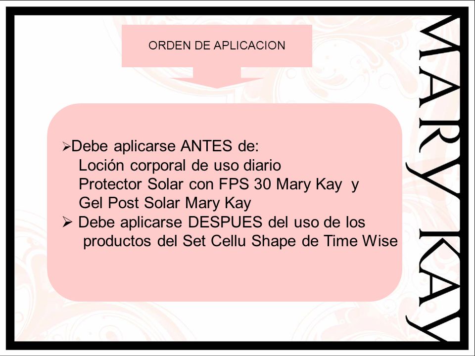 Loción corporal de uso diario Protector Solar con FPS 30 Mary Kay y