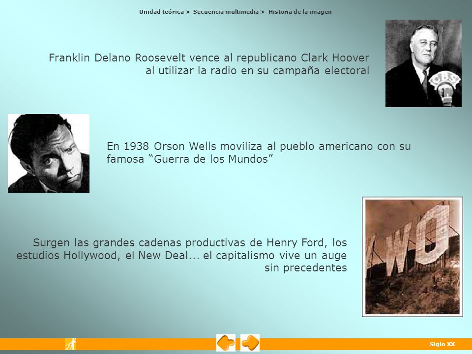 Unidad teórica > Secuencia multimedia > Historia de la imagen