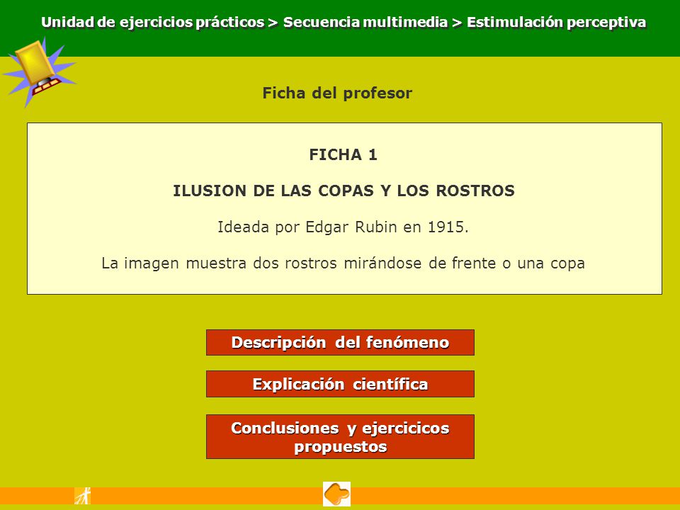 ILUSION DE LAS COPAS Y LOS ROSTROS Ideada por Edgar Rubin en