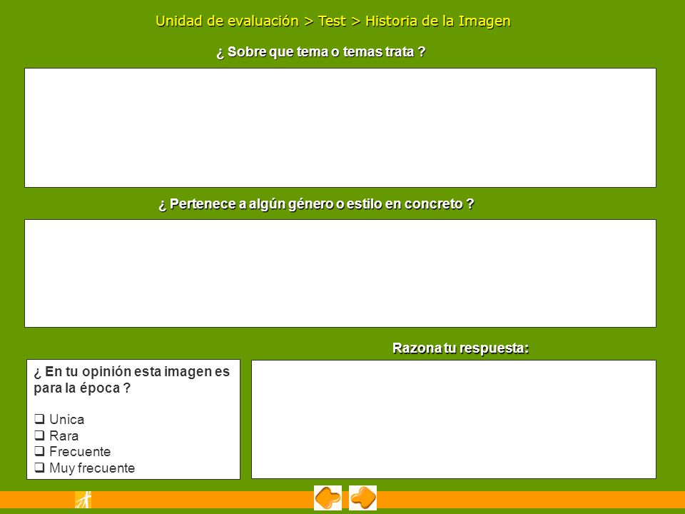 Unidad de evaluación > Test > Historia de la Imagen