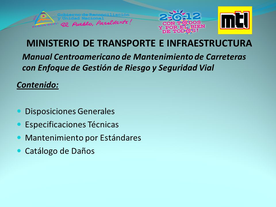 Manual Centroamericano de Mantenimiento de Carreteras con Enfoque de Gestión de Riesgo y Seguridad Vial