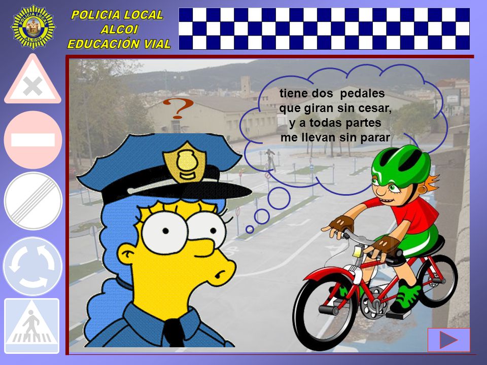 tiene dos pedales que giran sin cesar, y a todas partes me llevan sin parar