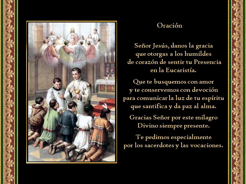 Oración Señor Jesús, danos la gracia que otorgas a los humildes