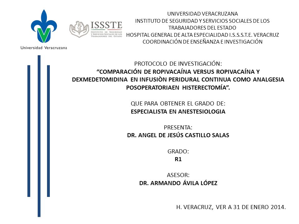 ESPECIALISTA EN ANESTESIOLOGIA DR. ANGEL DE JESÚS CASTILLO SALAS