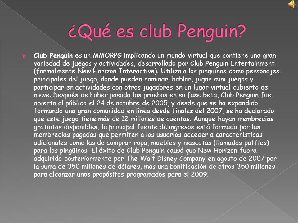 Bienvenido a Club Penguin. - ppt descargar