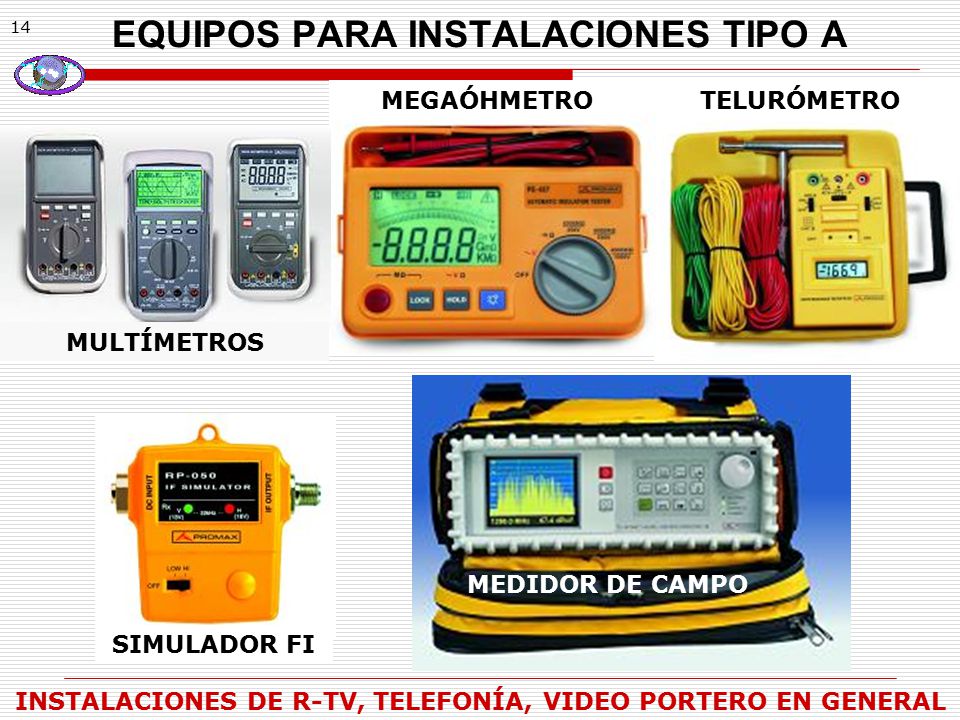 EQUIPOS PARA INSTALACIONES TIPO A