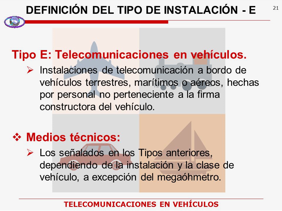 DEFINICIÓN DEL TIPO DE INSTALACIÓN - E