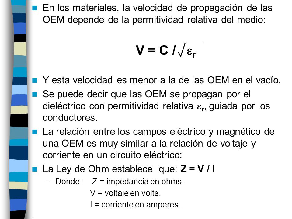 Y esta velocidad es menor a la de las OEM en el vacío.