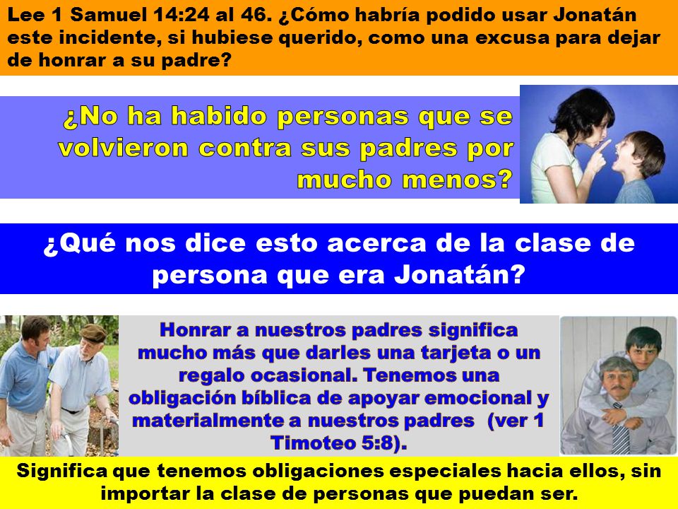 ¿Qué nos dice esto acerca de la clase de persona que era Jonatán