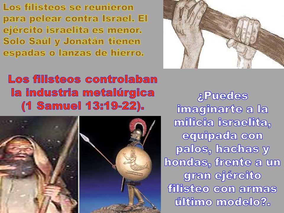 Los filisteos se reunieron para pelear contra Israel