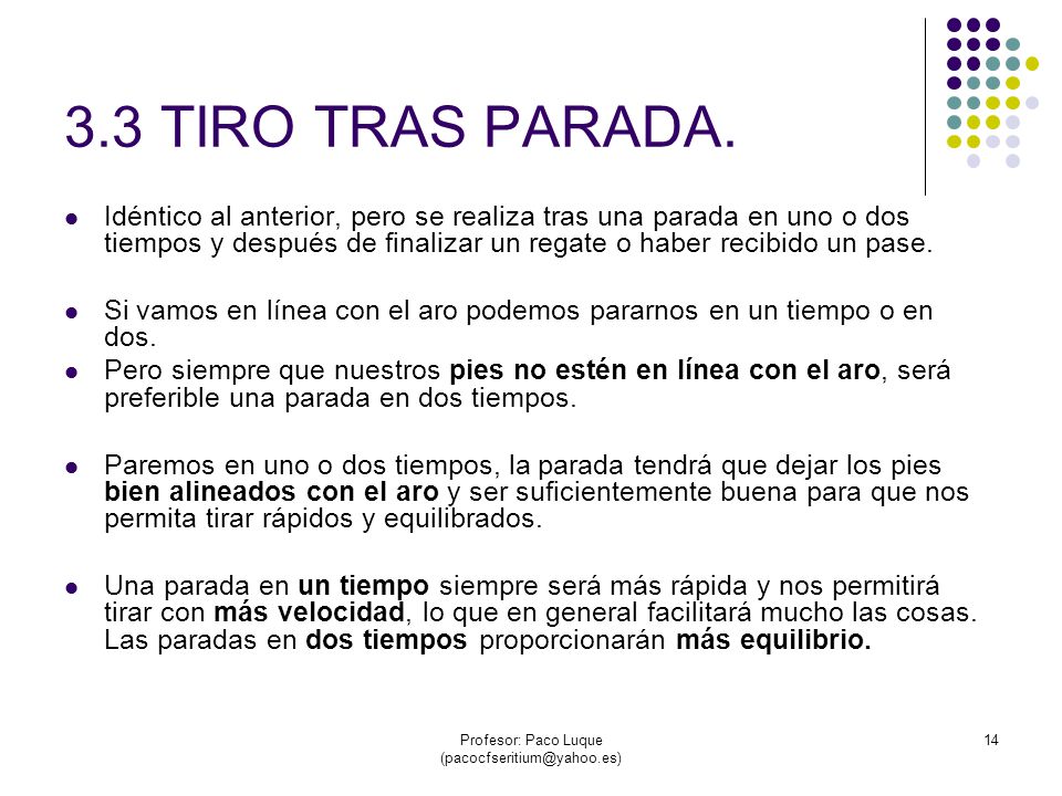 Profesor: Paco Luque