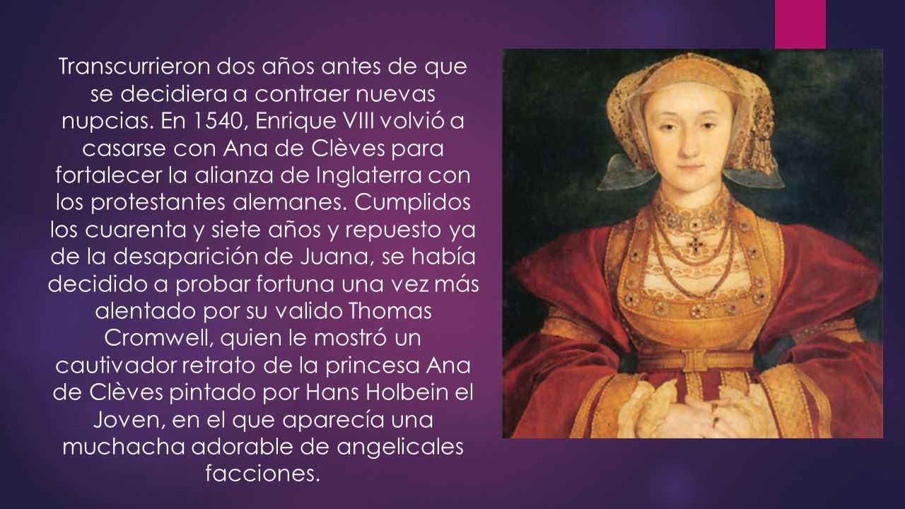 Transcurrieron dos años antes de que se decidiera a contraer nuevas nupcias.