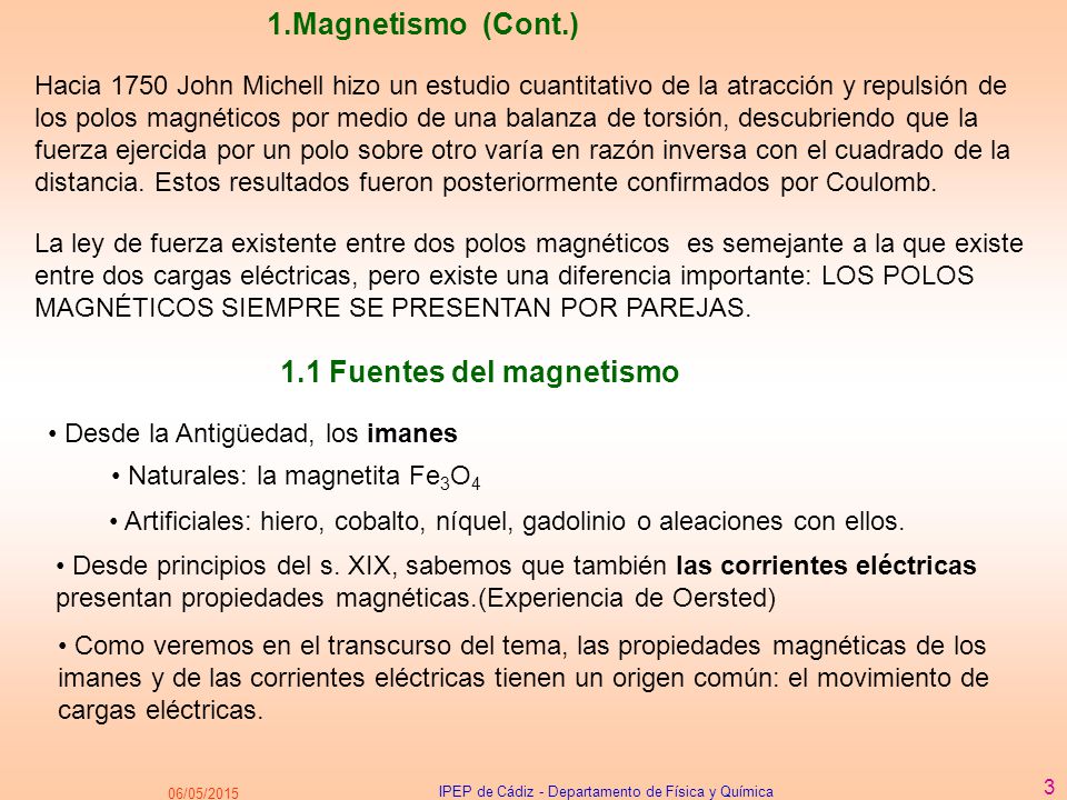 Tema 8:Campo Magnético 15/04/ ppt descargar