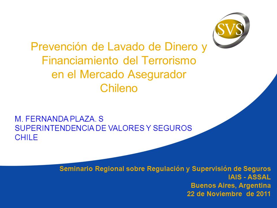 Prevención de Lavado de Dinero y Financiamiento del Terrorismo en el Mercado Asegurador Chileno