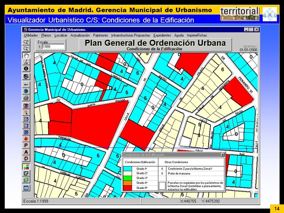 Visualizador Urbanístico C/S: Condiciones de la Edificación