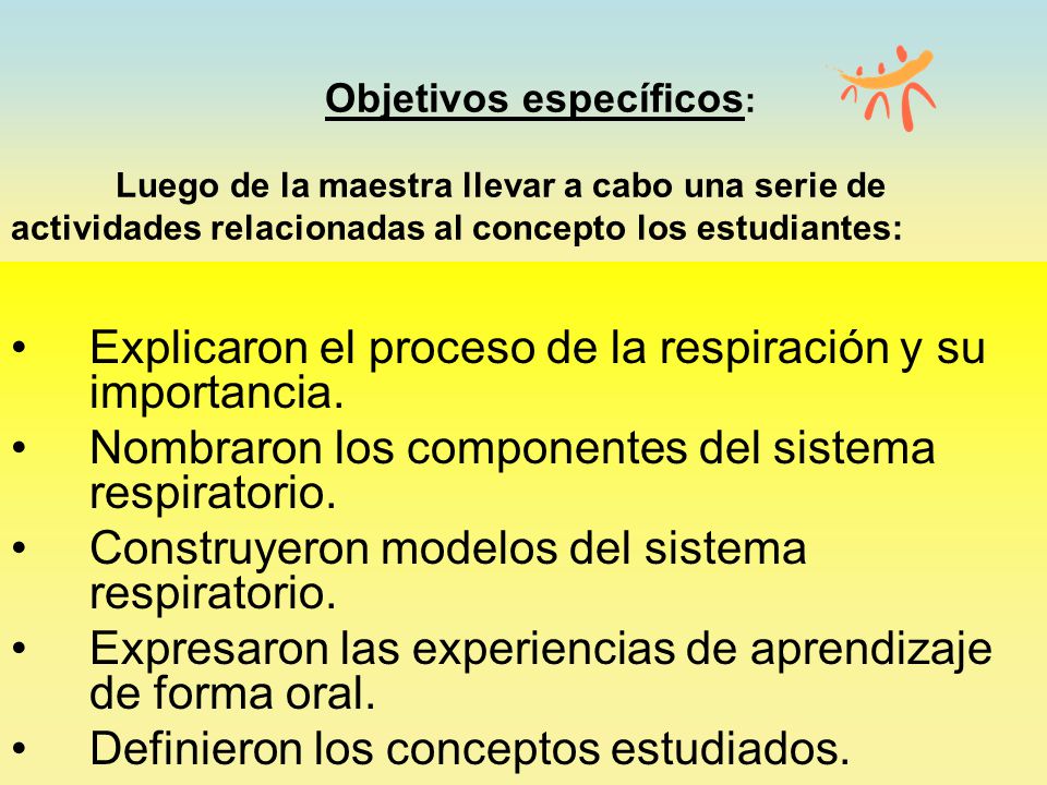 Explicaron el proceso de la respiración y su importancia.