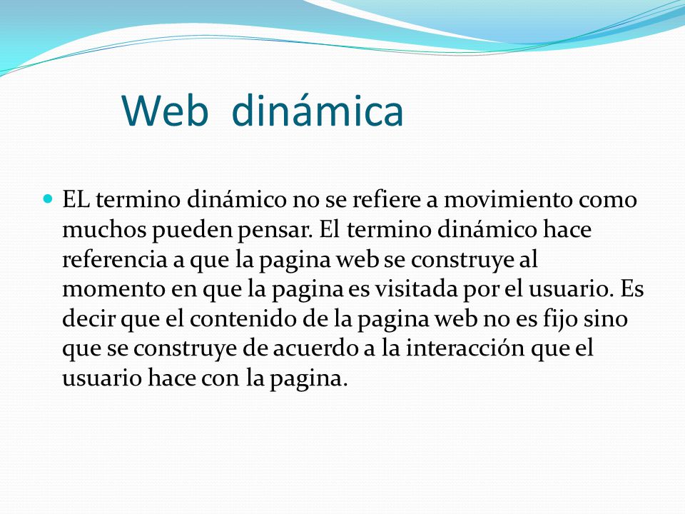 Web dinámica
