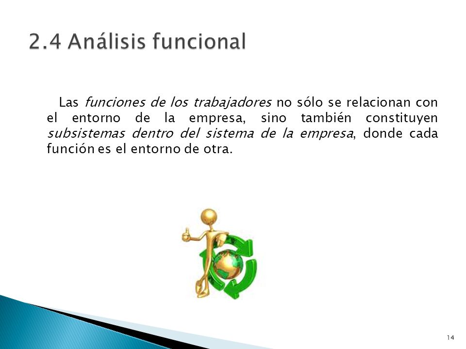 2.4 Análisis funcional