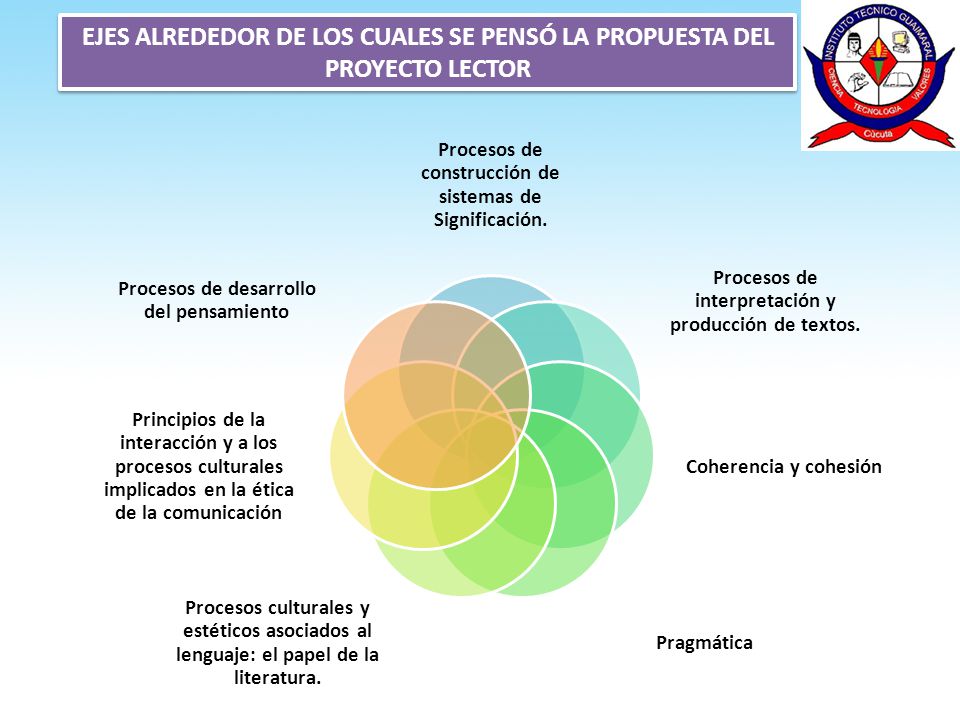 EJES ALREDEDOR DE LOS CUALES SE PENSÓ LA PROPUESTA DEL PROYECTO LECTOR