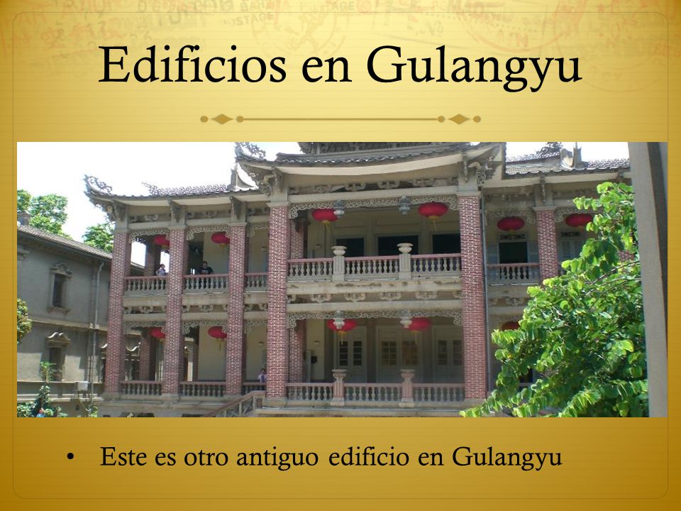 Edificios en Gulangyu Este es otro antiguo edificio en Gulangyu