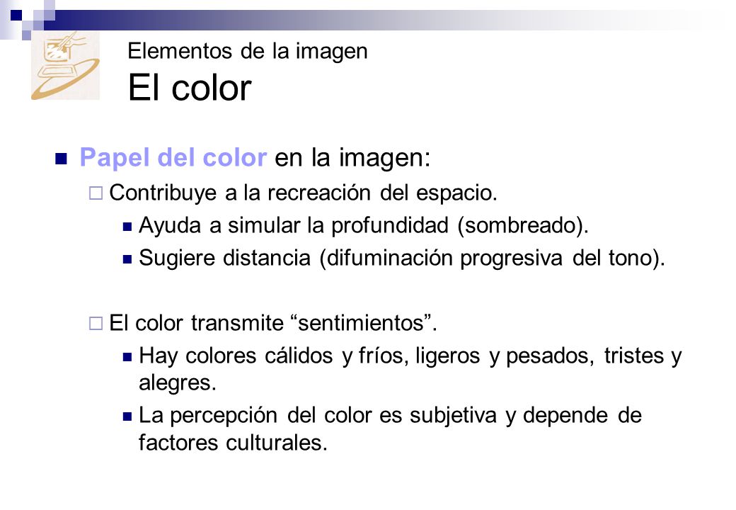 Elementos de la imagen El color