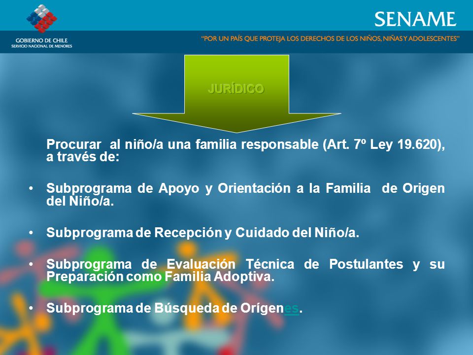 Subprograma de Apoyo y Orientación a la Familia de Origen del Niño/a.