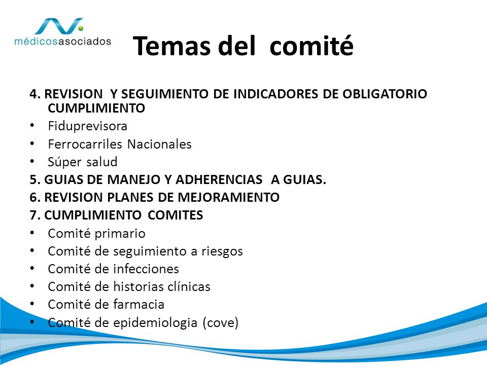 Temas del comité 4. REVISION Y SEGUIMIENTO DE INDICADORES DE OBLIGATORIO CUMPLIMIENTO. Fiduprevisora.