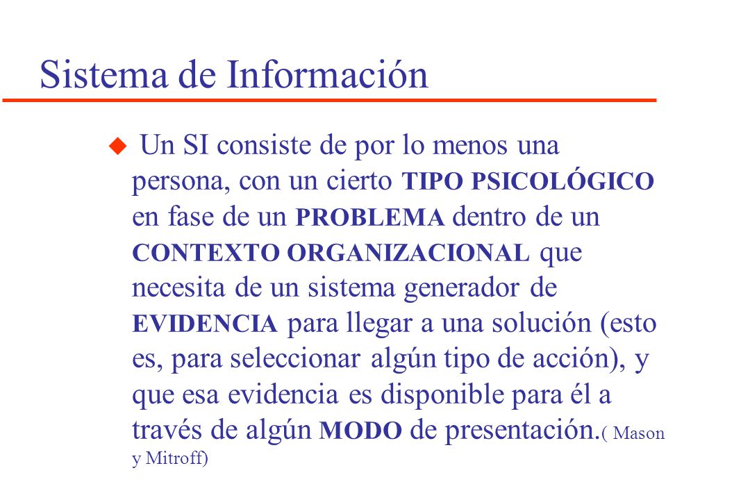 Sistema de Información