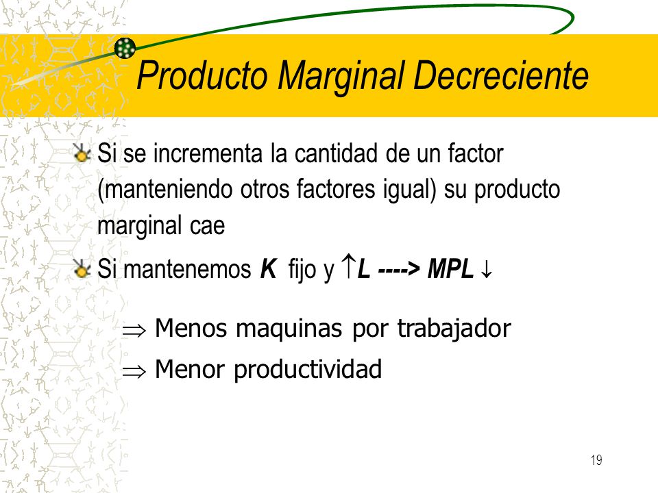 Revisemos esto 1) ¿Cual de esta funciones de produccion indica un …..producto marginal del trabajo decreciente