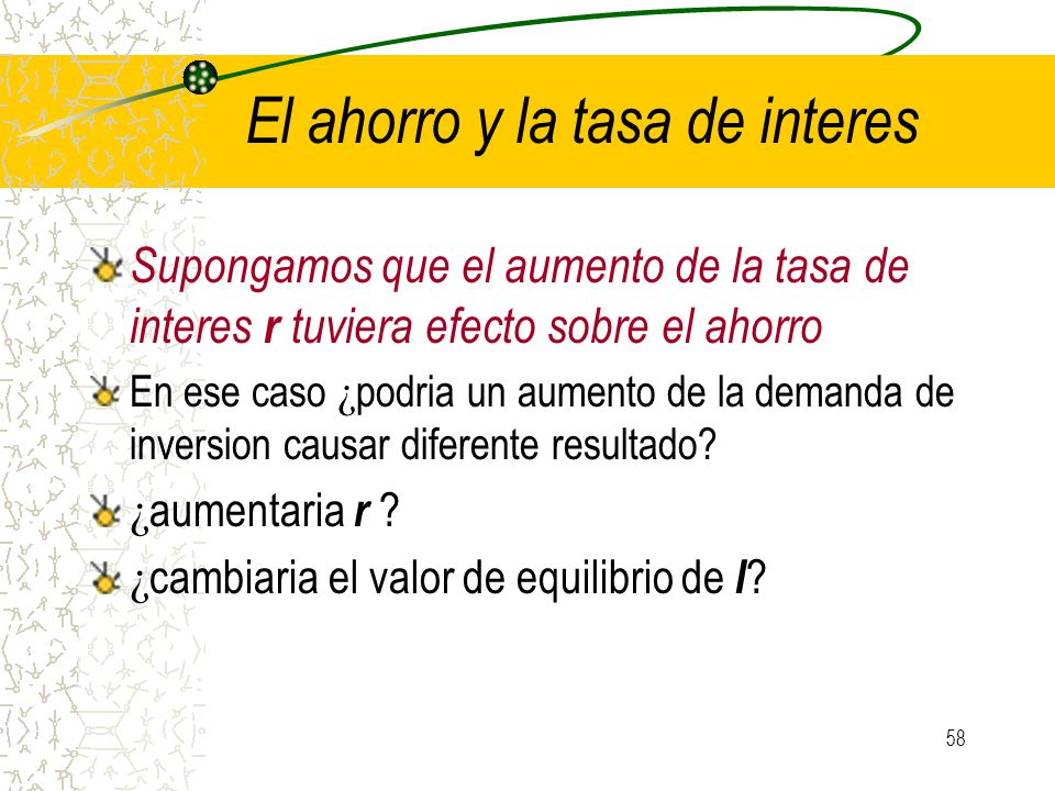 Aumento de la demanda de inversion cuando el ahorro responde a la tasa de interes
