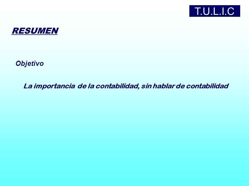 La importancia de la contabilidad, sin hablar de contabilidad