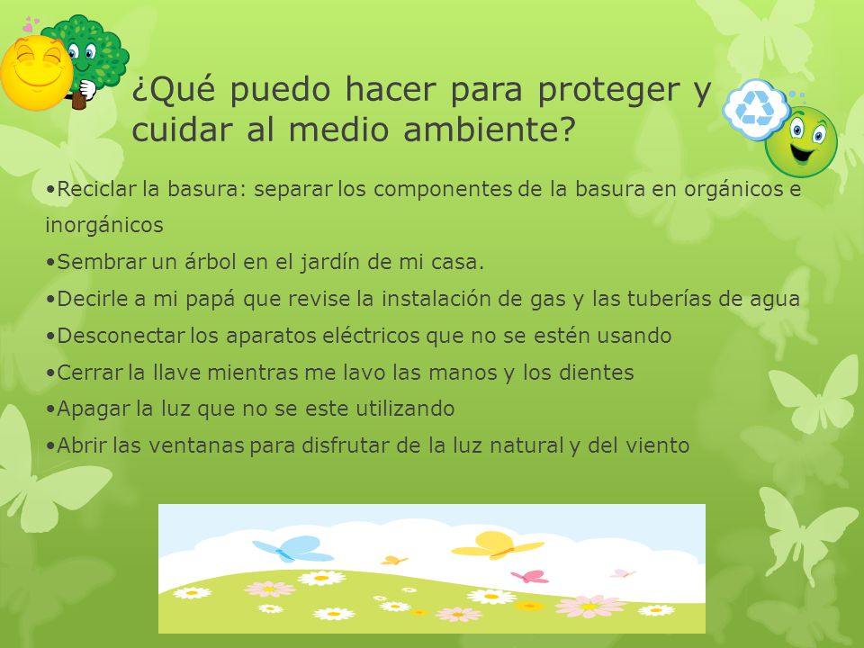 ¿Qué puedo hacer para proteger y cuidar al medio ambiente